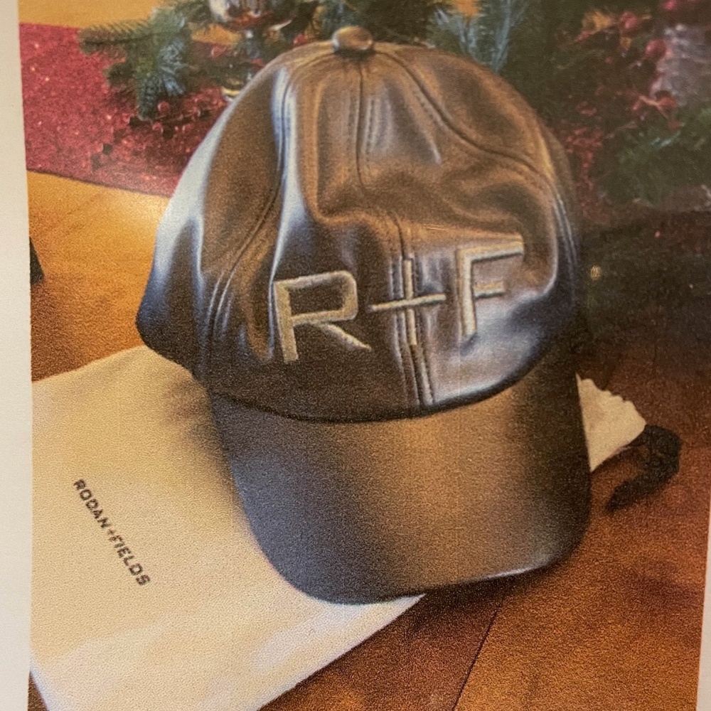 Rodan + Fields Gray Shiny Baseball Cap